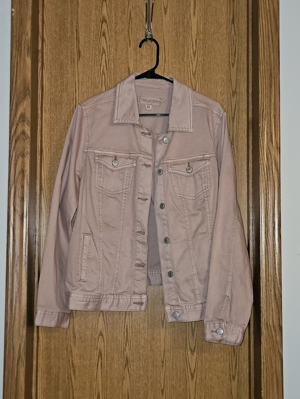 Maurices Blush Pink Denim Jacket - Women's Trucker Style
